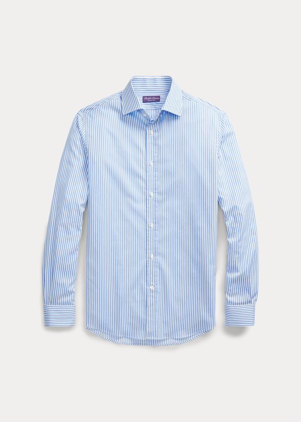 Camisa Ralph Lauren Hombre Azules - Bengal-Stripe Twill - AQCUB7318